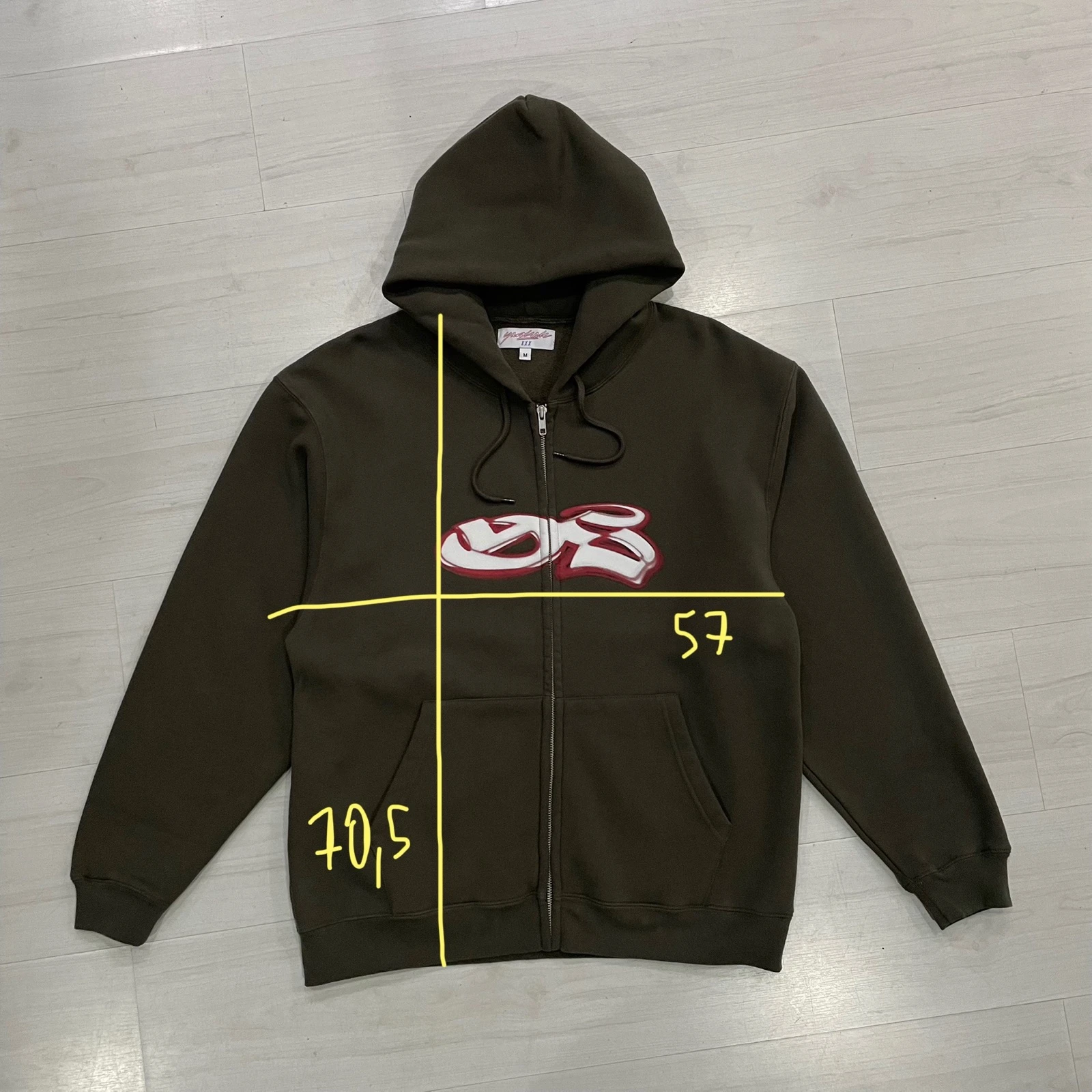 Sweat Yardsale - YS Spray Hoodie (Marron) – photo 2